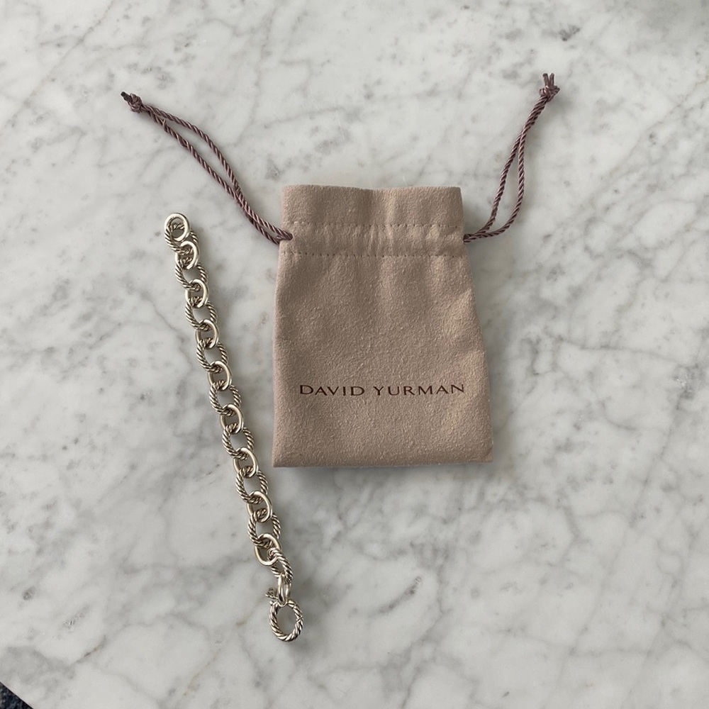 David Yurman Large Oval Link Bracelet size 7.5in